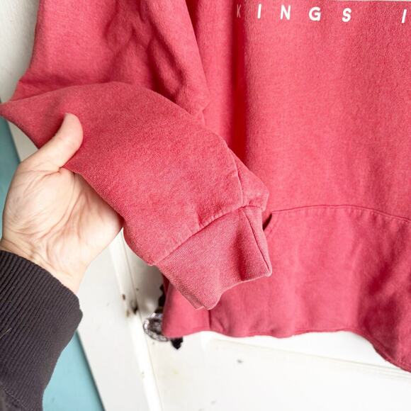 Kings Island KI Cincinnati Ohio FEARLESS Spellout Rollercoaster Sweatshirt 2XL - Picture 8 of 11